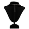 চার্ম চোকার নেকলেস সেট ডায়মন্ড সিলভার চেইন নেকলেস 44mm - 47mm পুরুষদের জন্য