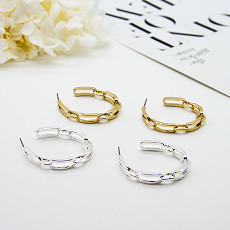 Rhinestones 14k গোল্ড কার্টিলেজ কানের দুল 1.0 X 10mm রাউন্ড ড্রিল কার্টিলেজ হুপ কানের দুল